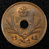 FINLAND Copper 1942 10 Pennia UNC Condition WWII KM# 33.1 RANDOM PICK ( 1 Coin)
