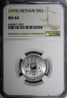 Viet Nam STATE OF SOUTH VIET NAM 1975 5 Xu NGC MS64 KM# A10 (025)