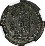 Roman Empire Nicomedia Licinius I. 308-324 AD BI Redused Nummus NGC Ch AU (057)