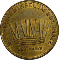 GERMANY MEDAL WERTMARKE Mainau Island 250 Years UNC 34mm (18 663)