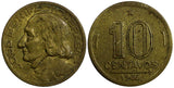 Brazil José Bonifácio 1948 10 Centavos Rio de Janeiro Mint XF  KM# 561 (20 510)