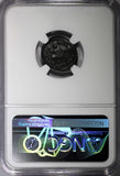 EASTERN ROMAN ARCADIUS AD 383-408 AE3 Nummus /Emperor on horseback NGC (143)