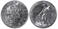 Italy Stainless Steel 1977 50 Lire 24.8 mm KM# 95.1 (21 336)