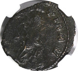 ROMAN.Gallienus AD 253-268  BI Double-Denarius / Rev. Mars NGC (082)