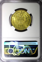 PERU Brass 1965 1 Sol NGC MS66 400th Anniversary of the Lima Mint KM# 240 (004)