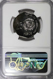 DOMINICAN REPUBLIC 2010 25 Pesos NGC MS66 Gregorio Luperón GEM BU  KM# 107(014)