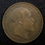 Great Britain Edward VII Bronze 1902 1 Penny 1 YEAR TYPE KM# 794.1 (22 510)