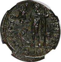 Roman Empire Nicomedia Licinius I. 308-324 AD BI Redused Nummus NGC Ch AU (056)