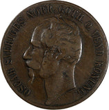 SWEDEN Oscar I Bronze 1857 5 Ore Mintage-731,000  KM# 690 (20 425)