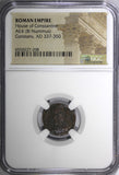 ROMAN Constans AD 337-350 AE4 BI Nummus / Army Soldiers NGC (208)