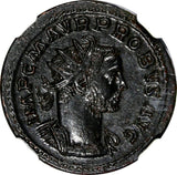 ROMAN Probus,AD 276-282 BI Aurellanianus Silvered / Felicitas  NGC Ch AU (028)