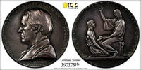 SWEDEN SILVER MEDAL 1938 Pontus Wikner(1837-1888) by Erik Lindberg PCGS MS63(6)