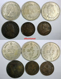 Hong Kong Silver Copper LOT OF 10 COINS 1902-1972 (18 417)