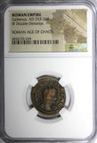 ROMAN.Gallienus AD 253-268  BI Double-Denarius / Rev. Sun God Cult  NGC (034)