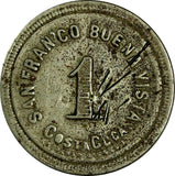 GUATEMALA TOKEN (1893-1897) Copper Nickel ARSENIO SUAREZ 24mm Rulau Unlisted (8)