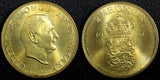 Denmark Frederik IX Aluminum-Bronze 1957 C S 2 Kroner GEM BU 31mm KM# 838.2 (31)