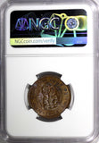 New Zealand George VI Bronze 1942 1/2 Penny NGC MS63 BN KEY DATE SCARCE KM#12(3)