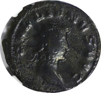 ROMAN.Gallienus AD 253-268  BI Double-Denarius / Fides Trust Goddes Cult NGC (1)