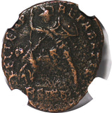 ROMAN Gallus Half Centenionalis AD 351-354 /BATTLE Soldier Horse man NGC.(117)