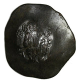 BYZANTINE Manuel I.1143-1180 AD,Constantinople.Billon Aspron Trachy, 29mm,4,10g.