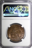Great Britain George V 1932 1 Penny KEY DATE NGC MS66 BN TOP GRADED KM# 838 (25)