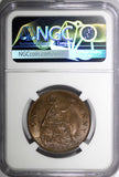 Great Britain George V 1932 1 Penny KEY DATE NGC MS66 BN TOP GRADED KM# 838 (25)