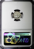 Honduras Silver 1896/86 5 Centavos OVERDATE NGC MS62 KM# 54