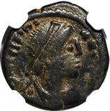 BYZANTINE EMPIRE Justinian I. AD 527-565.Pentanummium (5 Nummi) GRADED NGC (12)