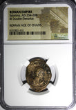 Salonina Empress Wife of Gallienus AD 254-268 Double Denarius/BEARDED GOAT NGC.1