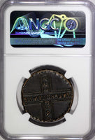 Russia Catherine I Copper 1727 KD 5 Kopecks Moscow Mint NGC VF DET. KM# 179 (07)