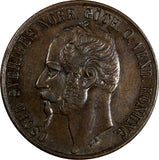 SWEDEN Oscar I Bronze 1857 5 Ore Mintage-731,000 aUNC  KM# 690 (15 475)
