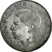 Romania Mihai I Silver 1941 500 Lei aUNC Bessarabia Reunion 37 mm KM# 60 (19340)