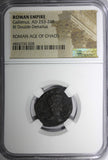 ROMAN.Gallienus AD 253-268  BI Double-Denarius / Rev. Antelope  NGC (028)