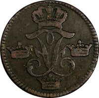 SWEDEN Frederick I (1720-51) 1748 S.M.1 Ore Avesta mint 29.75 mm KM# 416.1/15678