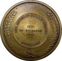 FRANCE Medal The artisan philanthropists 1961 Handshake 50.5mm   GAILH-1057