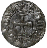 VENICE Andrea Contarini (1368-1382) Silver 1 Tornesello Toned Paol# 6 (15 188)