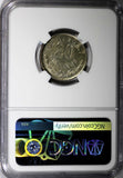 Mexico SECOND REPUBLIC Silver 1898 GO R 20 Centavos NGC UNC DETAILS KM# 405.1