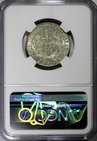 Brazil Silver 1934 2000 Reis NGC AU55 Last Year Type KM# 526 (003)