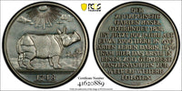 Swiss Basel Zoo Medal 1974.100th Anniversary 33mm PCGS MS64 TOP GRADED (89)