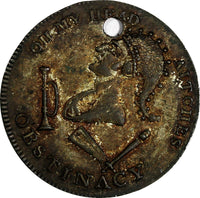 GREAT BRITAIN TOKEN Silver ca.1809 Old Price Riots JOHN BULL'S JUBILEE RARE (7)
