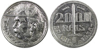 Brazil Silver 1935 2000 Reis Duke of Caxias 1 YEAR TYPE KM# 535 (22 315)
