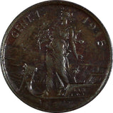 Italy Vittorio Emanuele III Bronze 1915 R 1 Centesimo  KM# 40 (19 810)