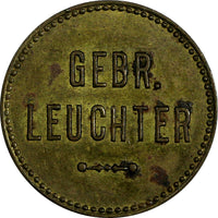 Germany Bronze Token - ESCHVILLER MÜHLE (MILL) GEBR. LEUCHTER (18 322)