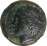 SYRACUSE, Sicily, Agathocles, 317 - 289 B.C. BRONZE AE22 NGC VF Sear#1195 (012)