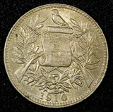 GUATEMALA 1910 H 1 Real Heaton Birmingham Mint Nice Toned KM# 177  (22 763)
