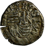 HUNGARY Sigismund I (1387-1437) Silver DENAR 14,3 mm ;0,51 g.SCARCE (15 008)