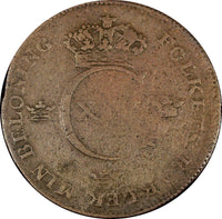 Sweden Carl XIV Johan Copper 1822 1 Skilling Mintage-520,000 KM# 597(21 370)