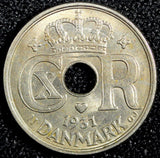 Denmark Christian X Copper-Nickel 1931 10 Ore UNC KM# 822.2 (23 840)