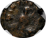 ROMAN SALONINUS son GALLIENUS Caesar AD 258-260 Double-Denarius /Priestly NGC(1)
