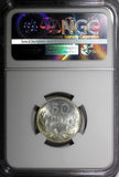 SWEDEN Gustaf V Silver 1931 G 50 Ore NGC MS65 TOP GRADED  GEM BU  KM# 788 (036)